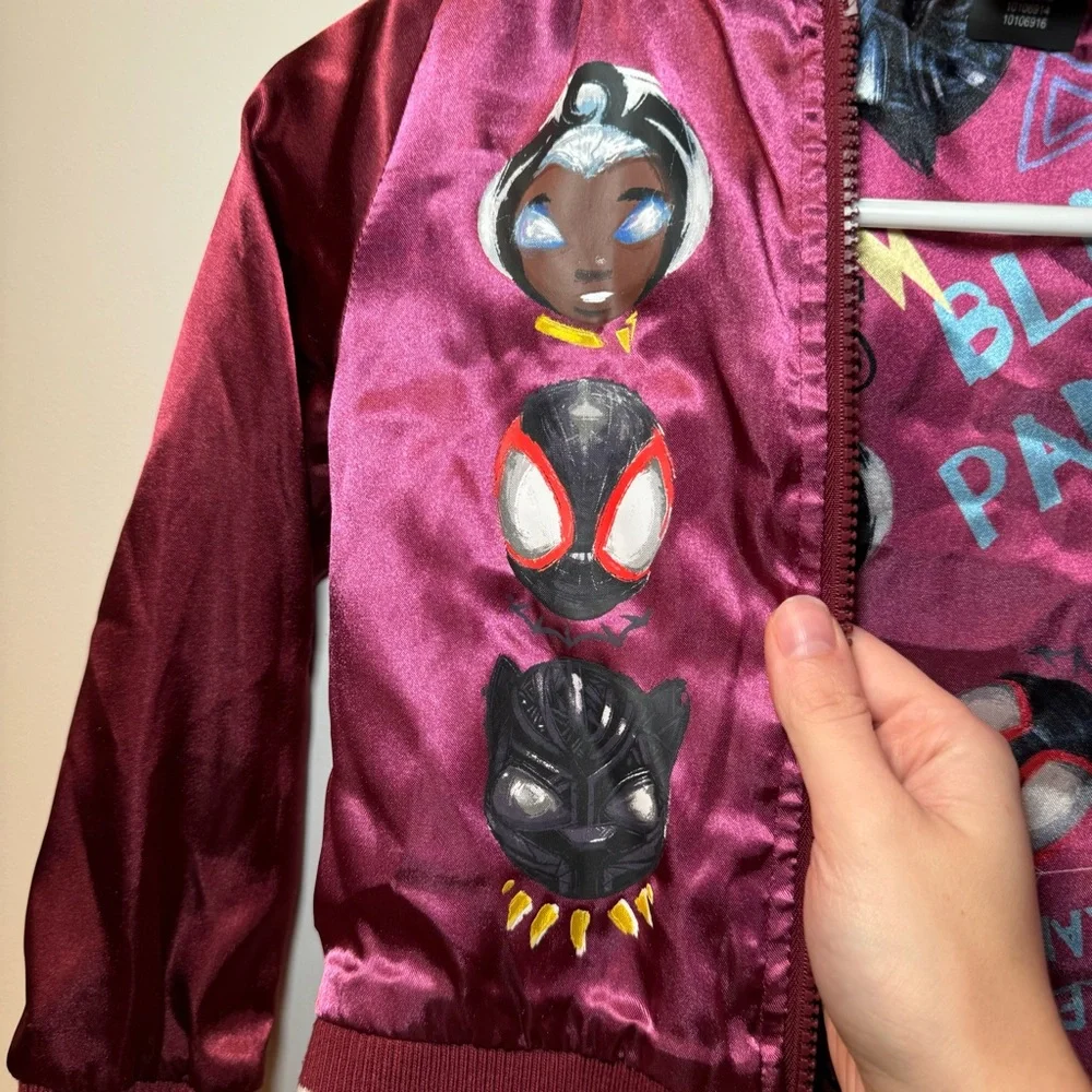 Marvel Black Panther Zip Up graphic detail jacket‎